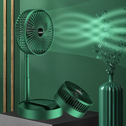 Rechargeable Portable Telescopic Folding Fan